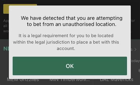 bet365 location problem.